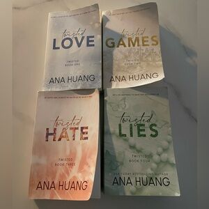 Ana Huang Twisted Series Books Twisted Love Games Hate Lies Romance Set
